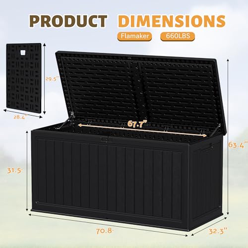Resin Deck Box 270 Gallon