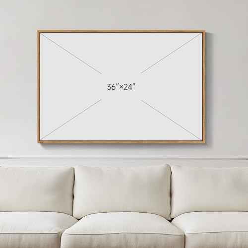 Framed Neutral Modern Beige Abstract Line Wall Art