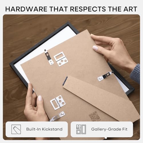 6x9 Black Oak Picture Frame