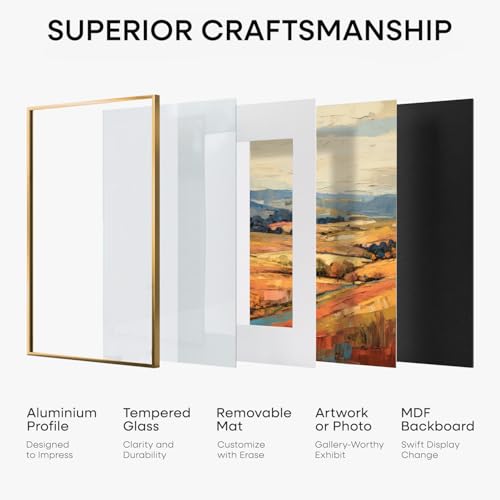8x12 Bronze Picture Frame (3 Count)