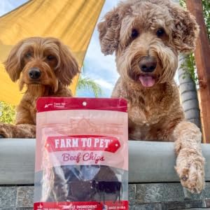 Farm To Pet - Puppy Packs 'N Snacks Dog Treat Starter Pack - Beef 4oz + 1 Chicken & 1 Turkey & 1 Fish Snack Pack - Single Ingredient Training Treats, All Natural, Lean for Small, Medium, Large Breeds