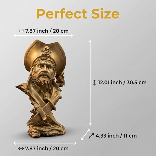 Golden Pirate Figurines