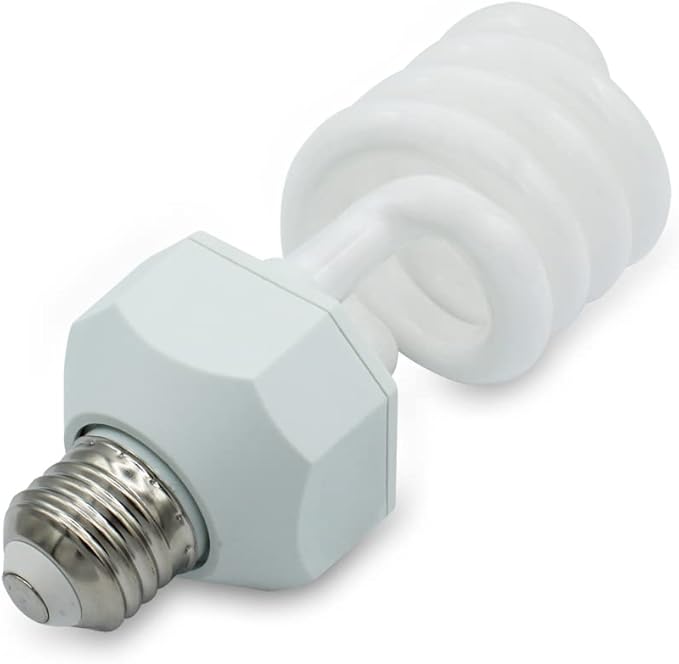 lumenivo UVB Reptile Light 23W 10.0 Desert Terrarium UVB Bulb for Bearded Dragon, Dwarf Monitors, Veiled Chameleons - Simulates UVB from The Sun to Help in Calcium Absorption - 120V - 5 Pack