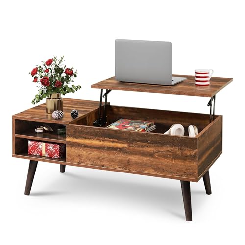 Lift Top Coffee Table with Hidden Storage
