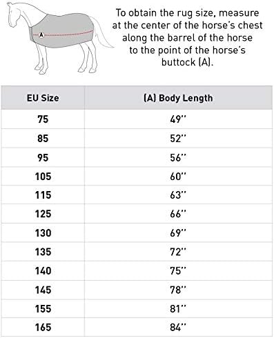 HORZE Nevada Heavy Weight 1200D Waterproof Horse Winter Turnout Blanket (400g Fill) - Black - 78 in