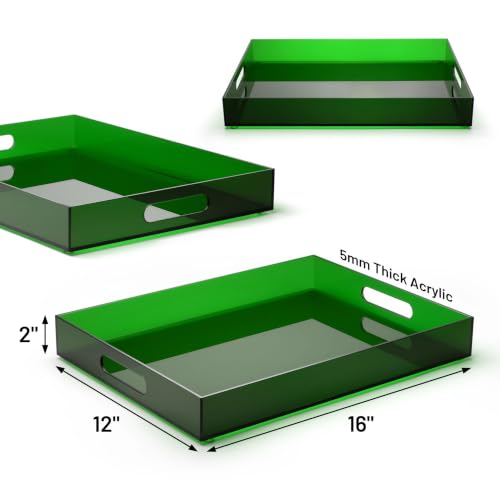 16"x12" Large Acrylic Serving Tray