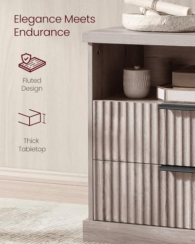 Nightstand with Charging Station