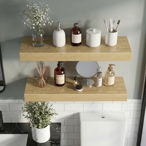 40 Inch Floating Shelves Wall Mounted for Display (2 Count)