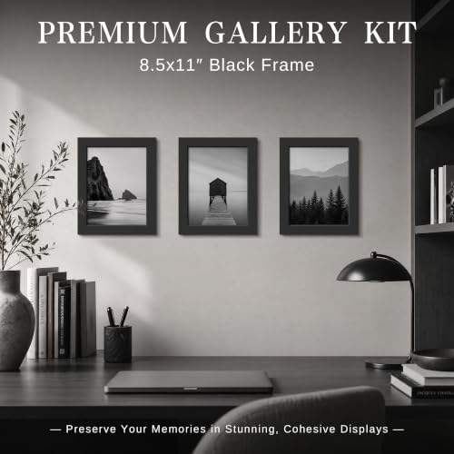8.5x11 Picture Frame Set of 9