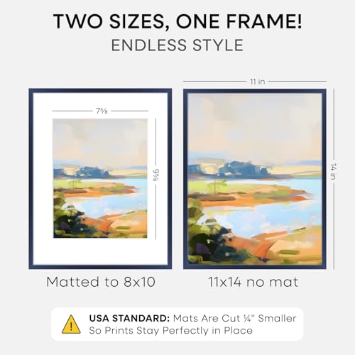 11x14 Blue Picture Frame