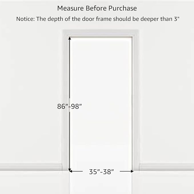 unipaws 86" High Extra Tall Cat Gate, Auto Closing and No Drilling Safety Gate for Doorway Hallway Stairs, Cat Dog Proof, Fit for 35"-38" Wide Opening, Indoor Use, Black