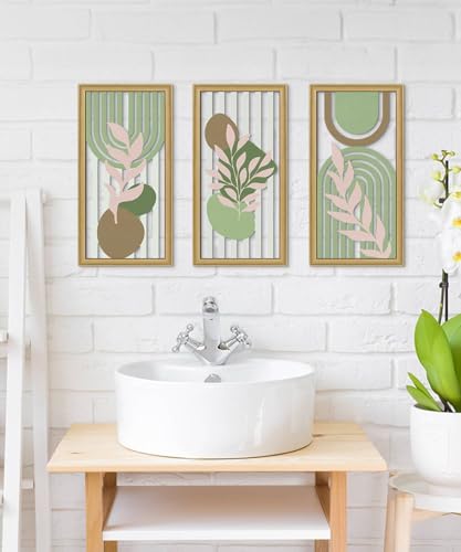 Boho Abstract Wall Art Set of 3