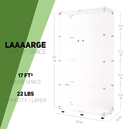 White Glass Display Cabinet