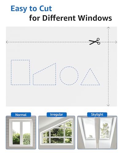 Blackout Curtains Portable 24”x36” No Drill Black Out Window Cover