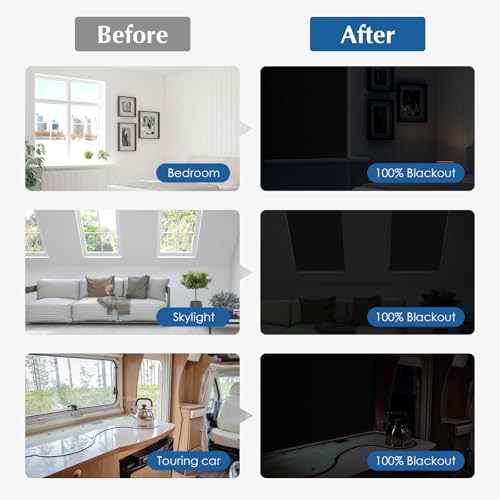 100% Blackout Curtains for Bedroom