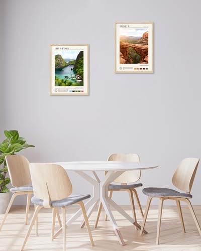12x16IN Sedona Framed Wall Art Red Rock Canvas Print