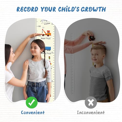 Personalized Name Children's Height Measurement Chart for Wall