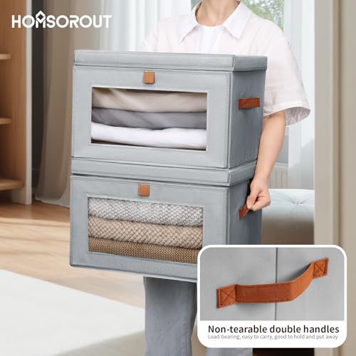 Large Closet Storage Bins (4 Count)