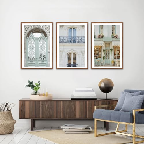 KAlRNE Europe Framed Prints Vintage Italian Large Wall Art (3 Count)