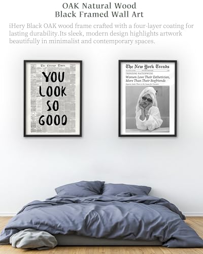 16x20in You Look So Good Framed Newspaper Inspirational Wall Art