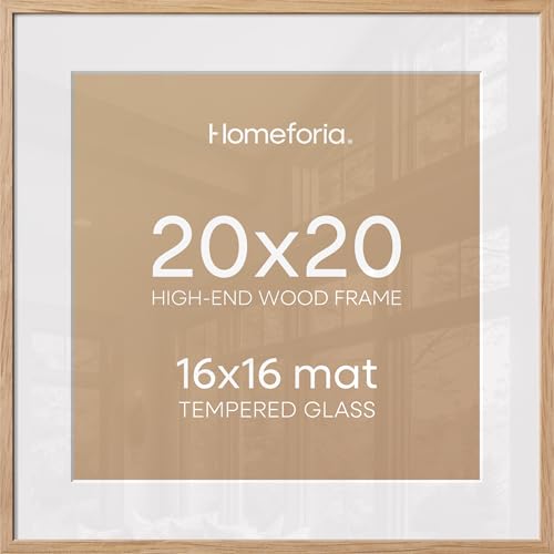 20x20 Natural Oak Picture Frame (4 Count)
