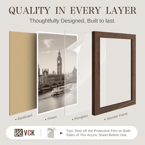 8.5 by 11 Picture Frame Set of 6