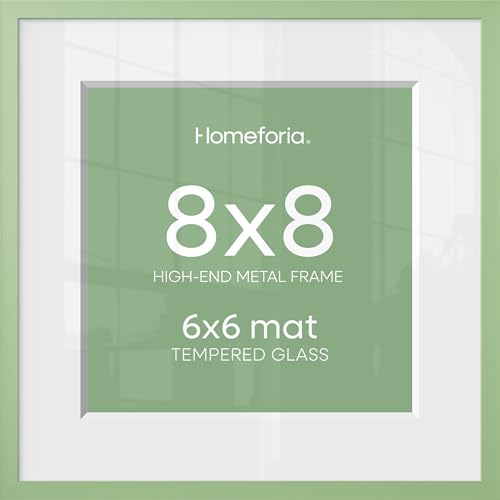 8x8 Green Picture Frame