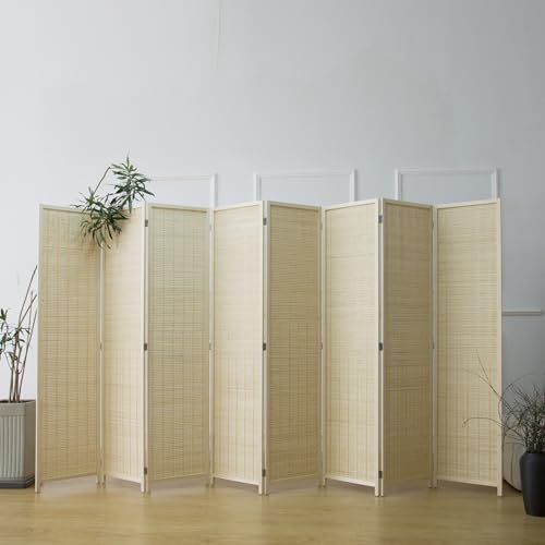 8 Panel Bamboo Room Divider