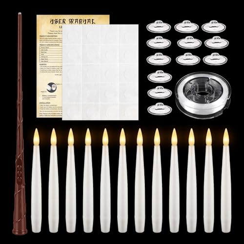 Floating Candles with Magic Wand Remote