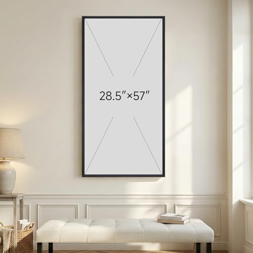 Large Framed Brown Moody Abstract Wall Art