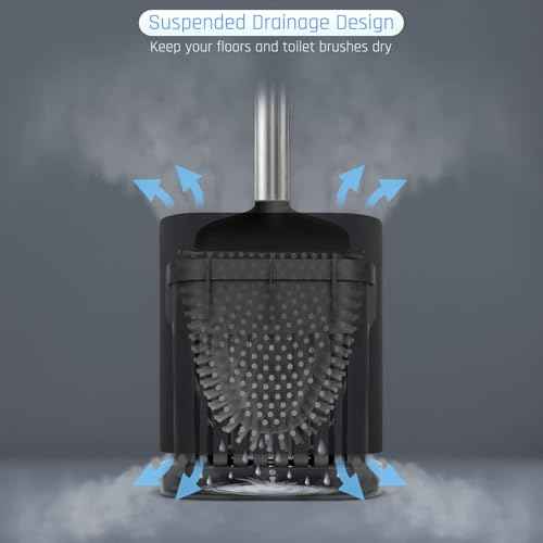 Silicone Toilet Brush (2 Count)