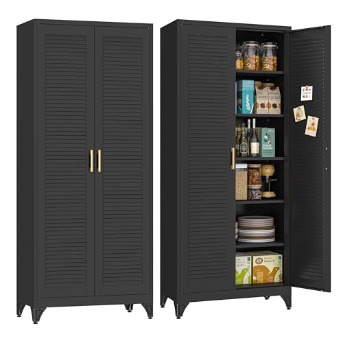 75" Metal Storage Cabinet