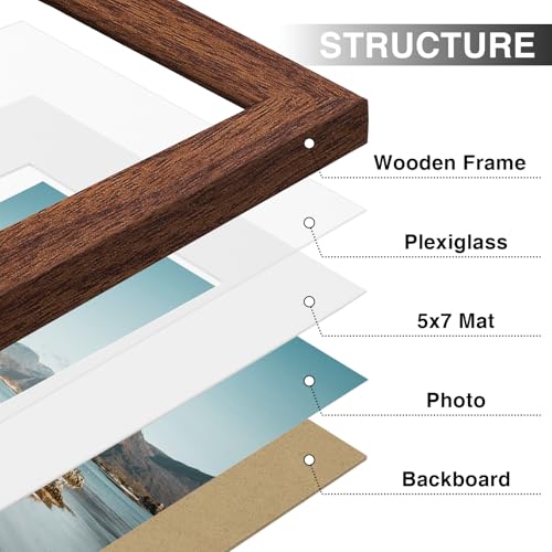 8x10 Picture Frames Set of 9 (9 Count)