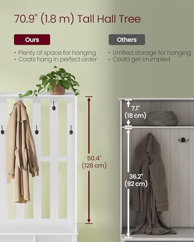 Hall Tree with Bench and Shoe Storage