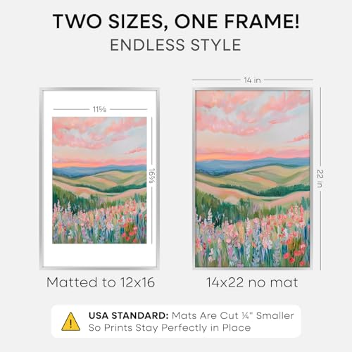14x22 Silver Picture Frame (3 Count)