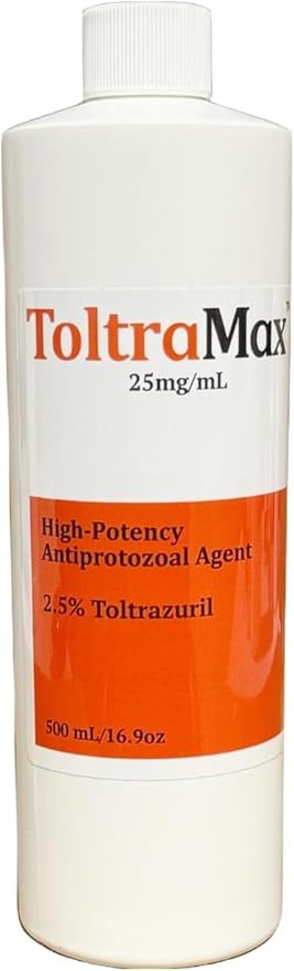 Toltrazuril 2.5% for Horses, Dogs, Cats, 500mL/16.9 Ounce, for Non-Food Chain Animals, Chicken