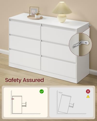 Modern 6 Drawer Dresser