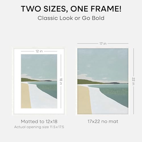 17x22 White Oak Picture Frame (2 Count)