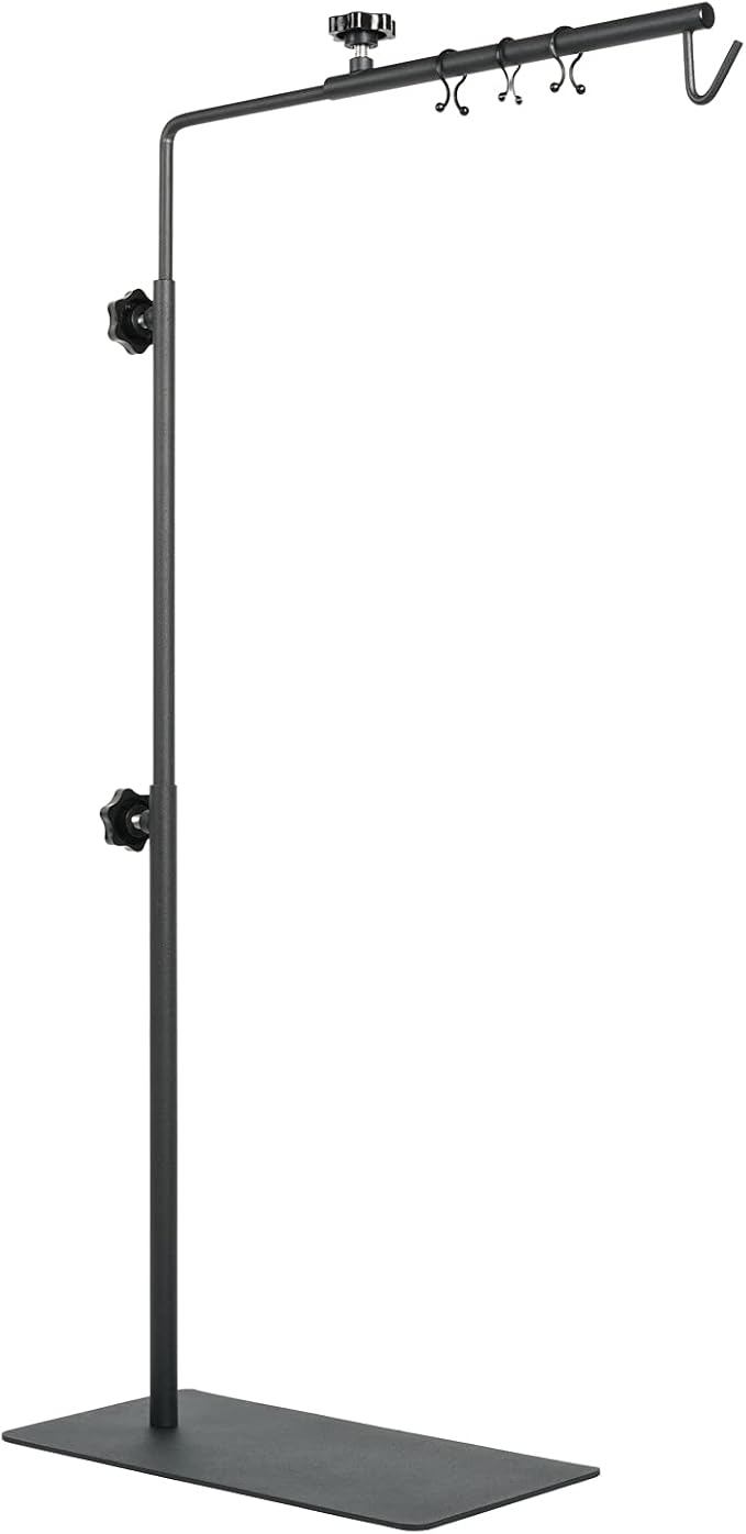 BETAZOOER Reptile Lamp Stand Adjustable 15-31 Inch Floor Light Holder Lamp Hanging Bracket Metal Support for Reptile Glass Terrarium Heating Light