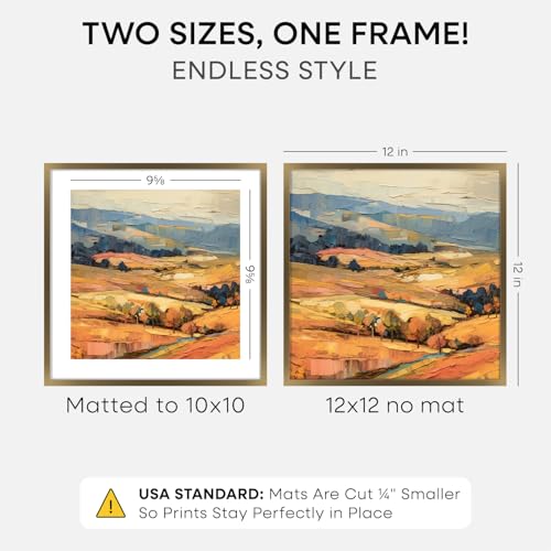 12x12 Bronze Picture Frame (2 Count)