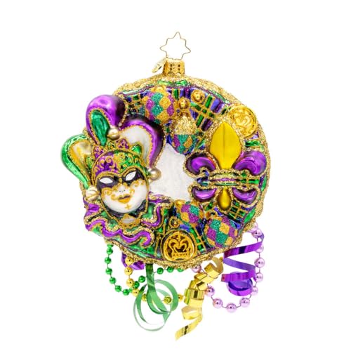 Hand Crafted European Glass Christmas Tree Decorative Ornament