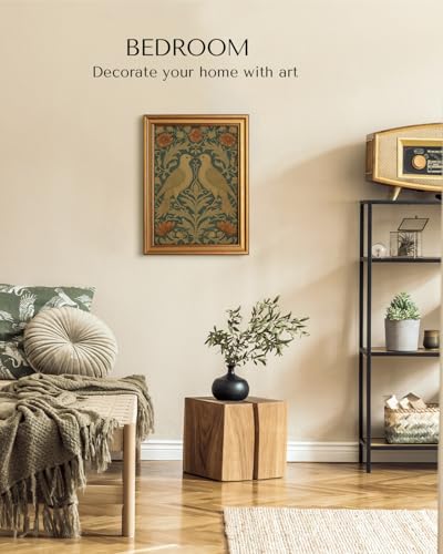 Vintage Gold Framed Wall Art for Living Room