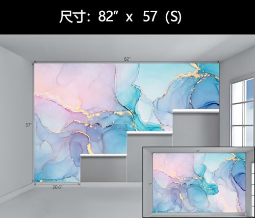 Marble Abstract Peel and Stick Wallpaper Mural for Girl Room Bedroom