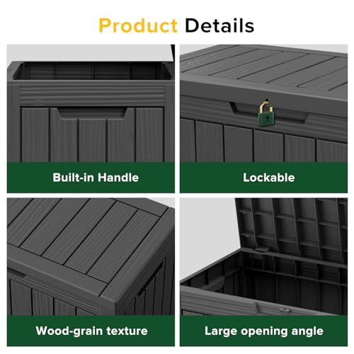 46 Gallon Resin Deck Box