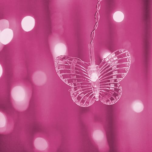 Butterfly Curtain Fairy Lights USB Plug in