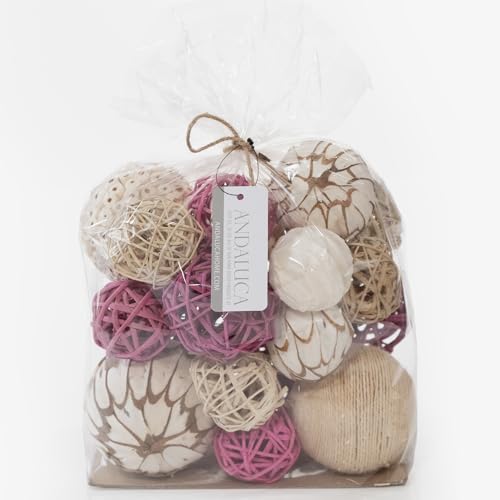 Large Decorative Vase Filler Bag with Orbs