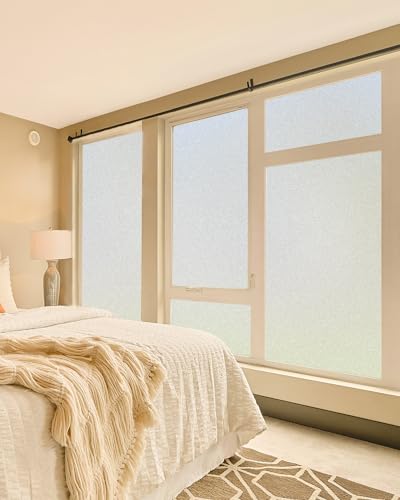 Frosted Glass Window Privacy Film Decorative with Tools (13947.6 sq inch)