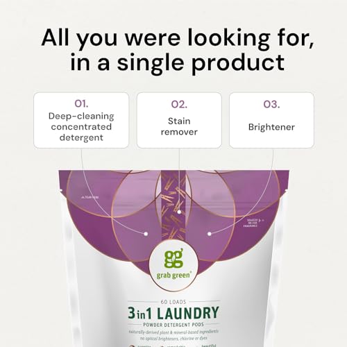 3-in-1 Laundry Detergent Pods, 24 Count, Vetiver
