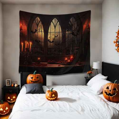 Halloween Tapestry Wall Hanging 59.1"x51.2"