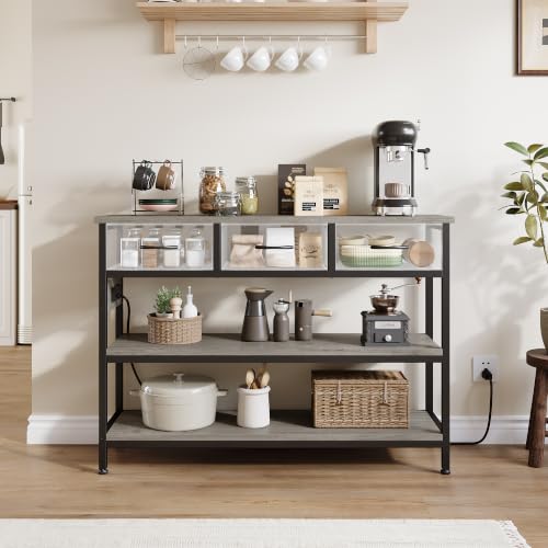 Entryway Table with Outlets